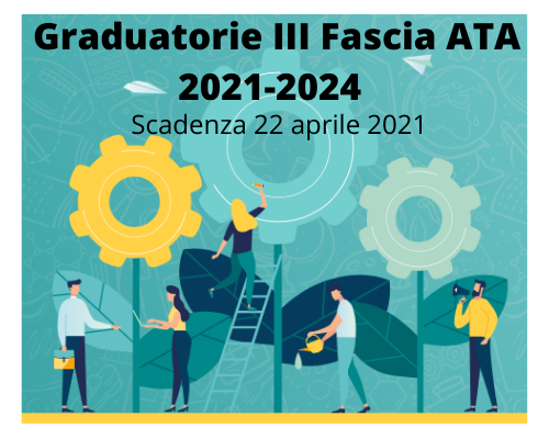 Graduatorie di circolo e istituto ATA III Fascia 2021/2023
