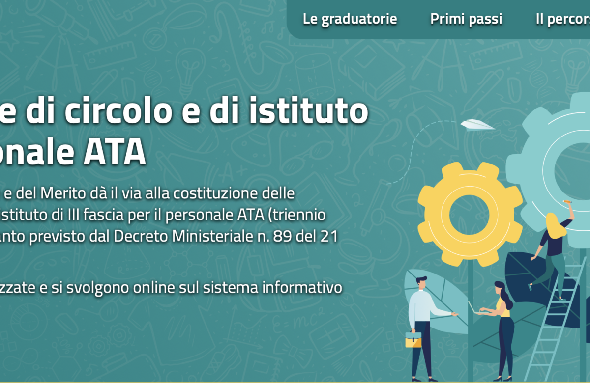 GRADUATORIE ATA 3^ FASCIA. DOMANDE ENTRO IL 28.06.2024