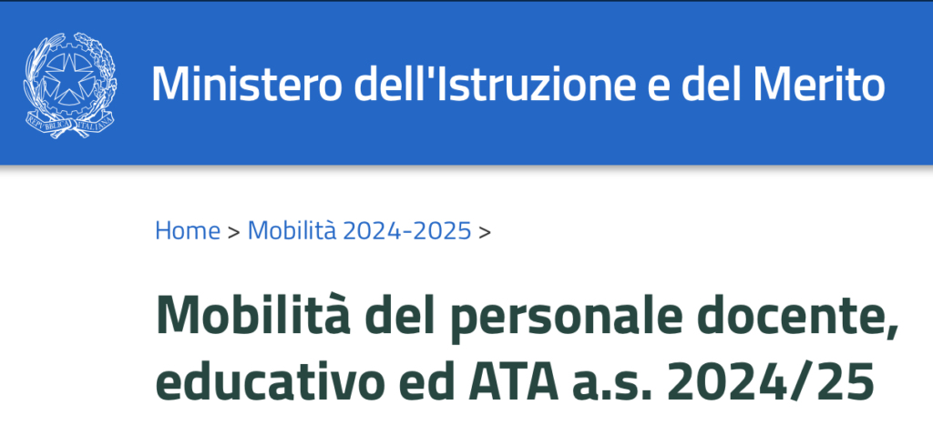Pagina MIM - Mobilità 2024/25