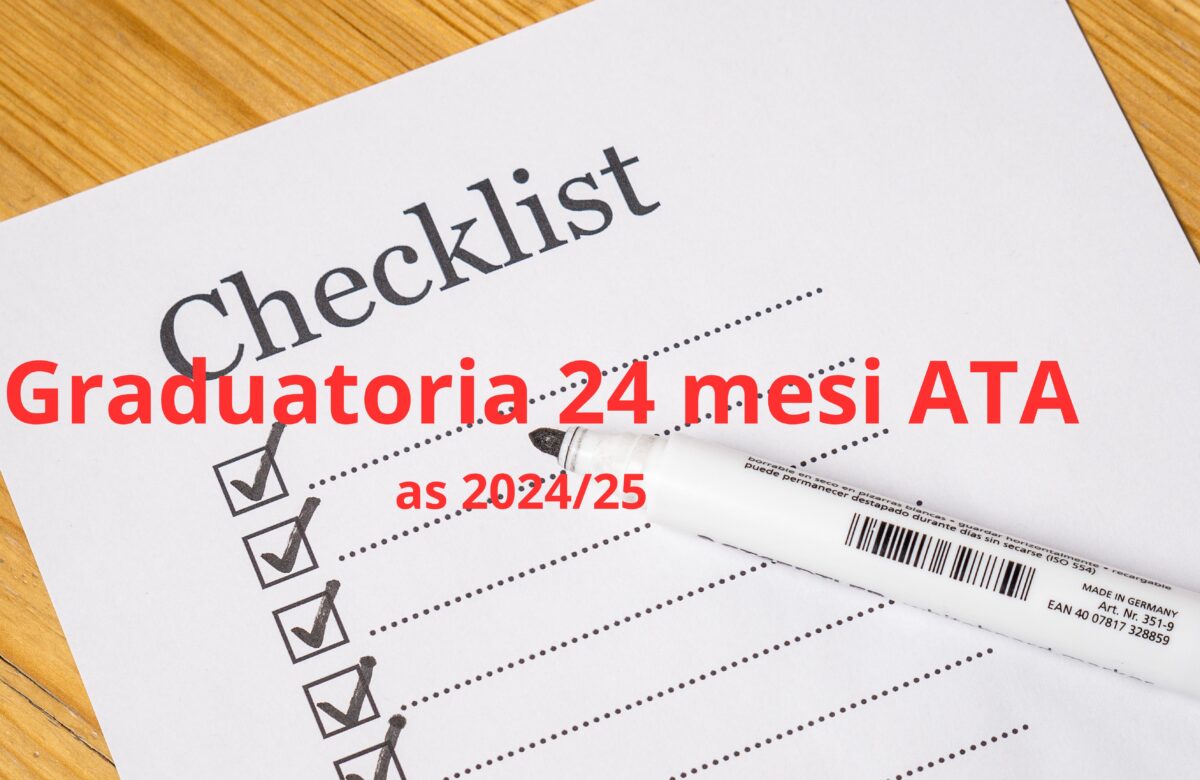 GRADUATORIA 24 MESI ATA 2024/25