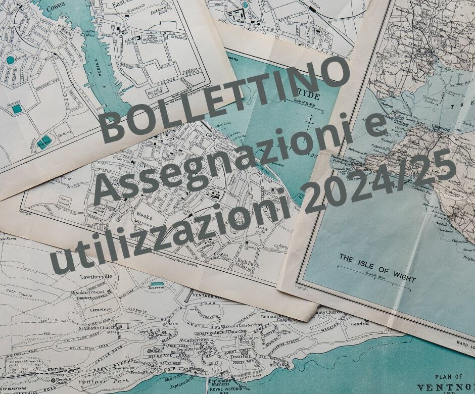 UTILIZZAZIONI E ASSEGNAZIONI PROVVISORIE – AS 2024/25
