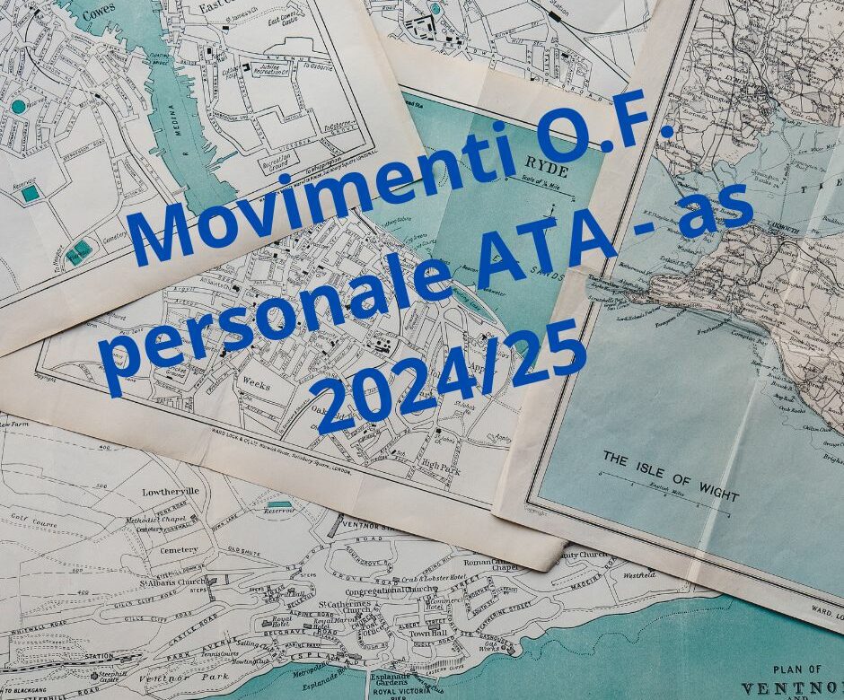 ESITO MOVIMENTI – UTILIZZAZIONI E ASSEGNAZIONI PROVVISORIE PERSONALE ATA – AS 2024/2025