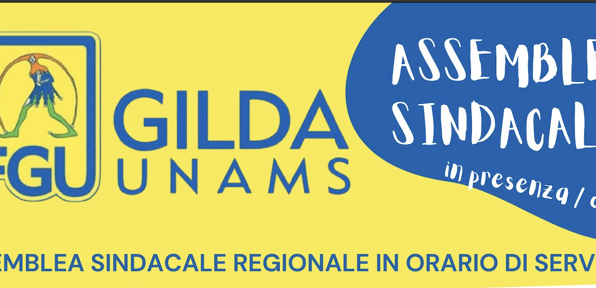 ASSEMBLEA SINDACALE REGIONALE – Venerdì 11 aprile 2025