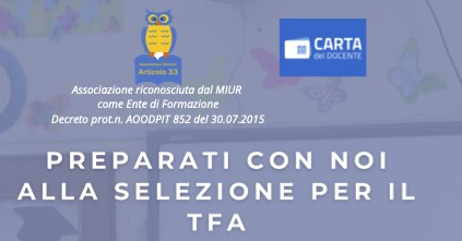 TFA SOSTEGNO – CORSO GRATUITO DI PREPARAZIONE ALLE PROVE SELETTIVE