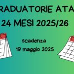 GRADUATORIE ATA 24 MESI, SCADENZA IL 19 MAGGIO 2025