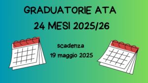 graduatorie ATA 24 mesi 2025