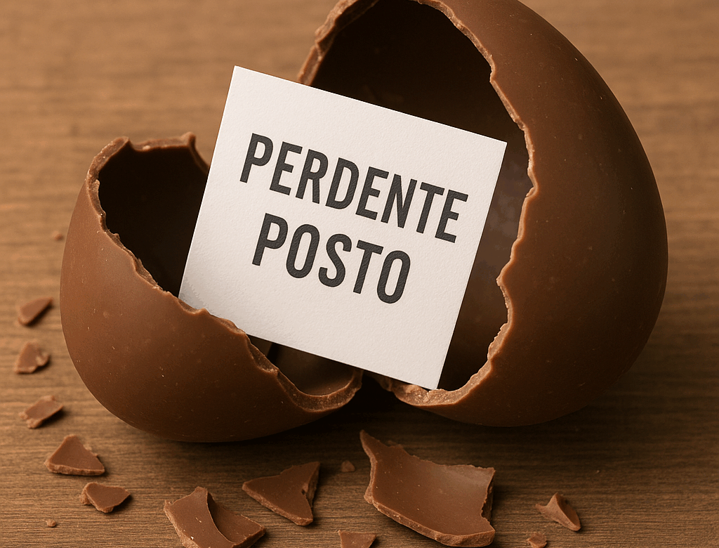 BRUTTA SORPRESA NELL’UOVO DI PASQUA