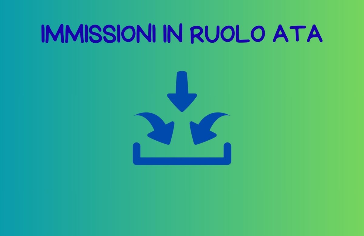 IMMISSIONI IN RUOLO ATA 2026/27