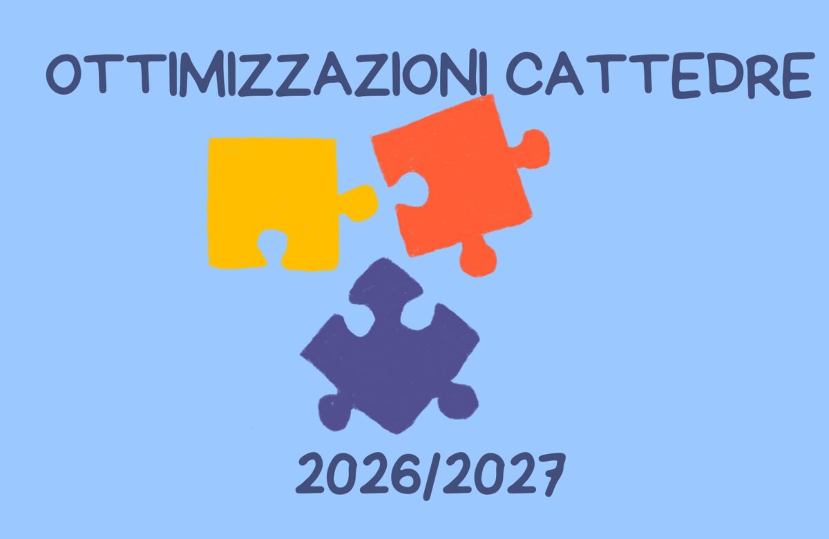 OTTIMIZZAZIONI CATTEDRE 2026/27