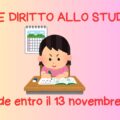 DOMANDA PER 150 ORE PERMESSI STUDIO - SCADENZA 13.11.2026