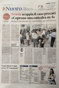 scoppia il caso precari - La Nuova 10 sett 26